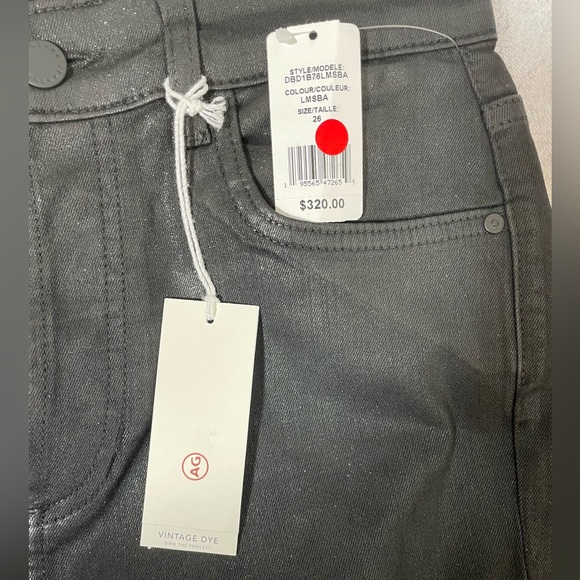 NWT AG Jeans sparkle waxed denim jeans. - Picture 2 of 5